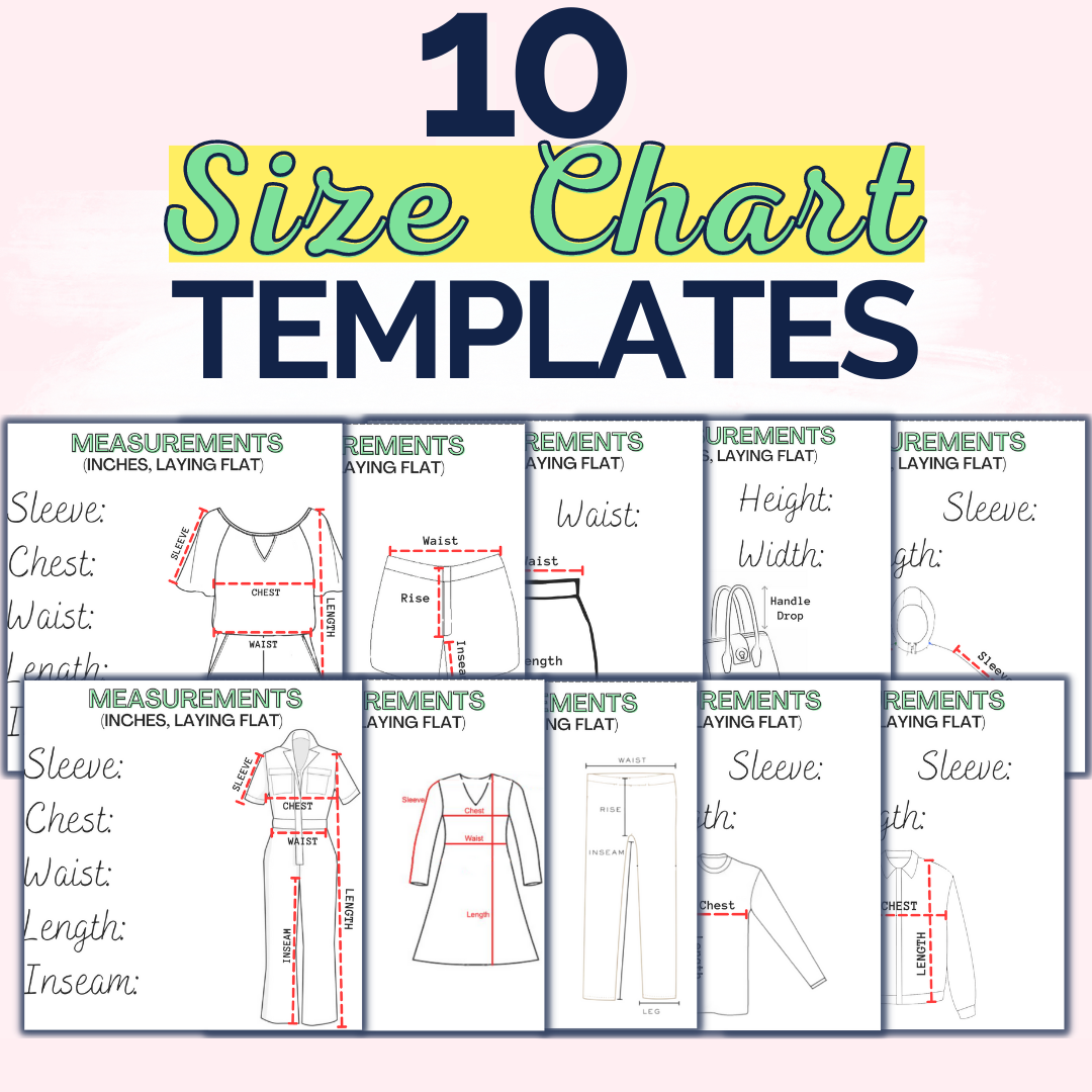 Size Chart Templates For Resellers – STMBShop